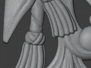 STL CNC Router file 3dprintable Classic Furniture fretwork relief Set 3 3D Принт Модель