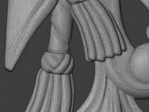 STL CNC Router file 3dprintable Classic Furniture fretwork relief Set 3 3D Print Model