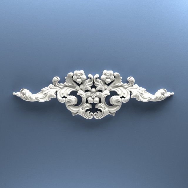 STL CNC Router file 3dprintable Classic Furniture fretwork relief 3D 打印模型 .c4d .max .obj .3ds .fbx .stl .blend 
