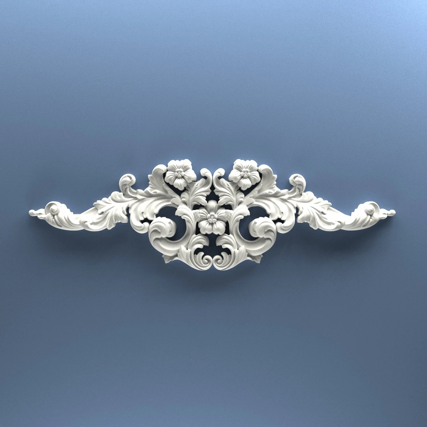 File STL del router CNC Rilievo traforato per mobili classici stampabile in 3D Modello di stampa 3D .c4d .max .obj .3ds .fbx .stl .blend 