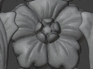 File STL del router CNC Rilievo traforato per mobili classici stampabile in 3D Modello di stampa 3D