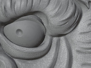 STL CNC Router file 3dprintable Tatoo Gorilla 3D Принт Модель