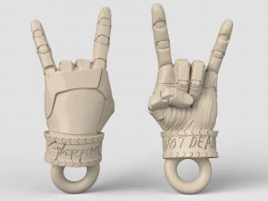 STL Фрезерный файл с ЧПУ. Подвеска для 3D-печати. ​​Cyberpunk Not Dead. 3D Принт Модель