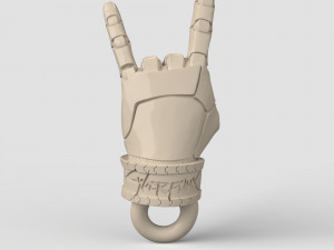STL CNC Router file 3dprintable Pendant Cyberpunk Not Dead 3D Print Model