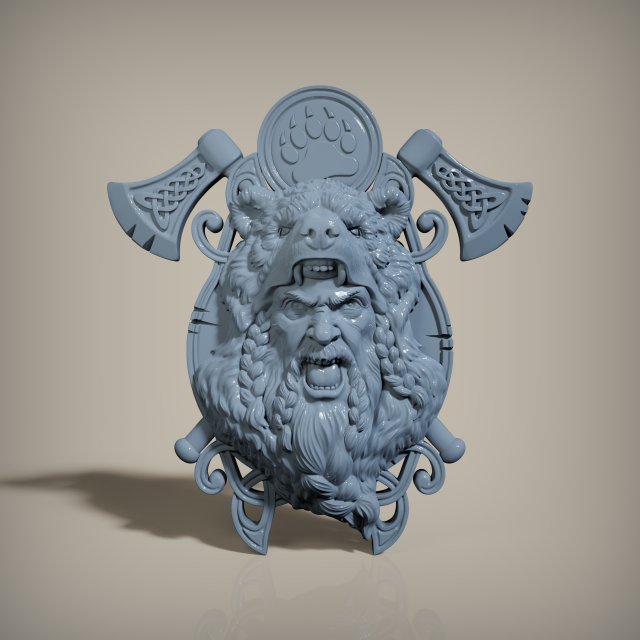 STL CNC Router 3dprint file Berserk panel 3D 打印模型 .c4d .max .obj .3ds .fbx .stl .blend 
