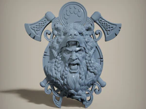 STL CNC Router 3D printbestand Berserk paneel 3D printmodel