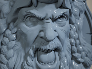 STL CNC Router 3dprint file Berserk panel 3D 打印模型