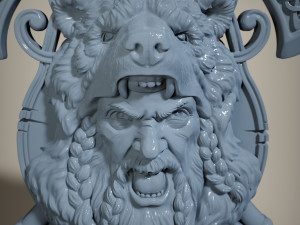 STL CNC Router 3dprint file Berserk panel 3D 打印模型