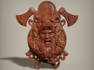 STL CNC Router 3dprint file Berserk panel 3D 打印模型
