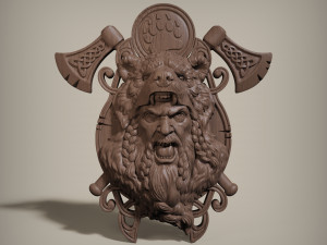 STL CNC Router 3dprint file Berserk panel 3D 打印模型