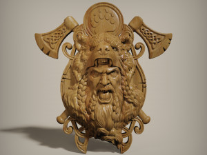 STL CNC Router 3dprint file Berserk panel 3D 打印模型