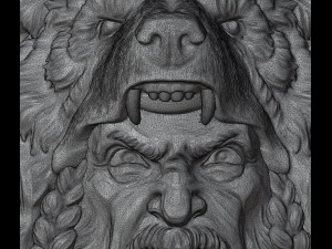 STL CNC Router 3dprint file Berserk panel 3D 打印模型