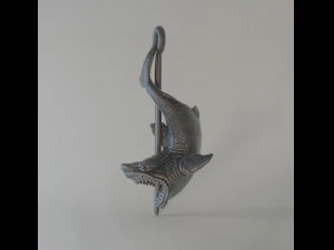 File STL del router CNC Ciondolo squalo stampabile in 3d Modello di stampa 3D
