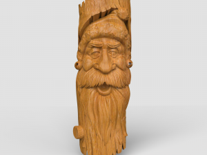 STL CNC Router file 3dprintable Santa Tree Mask 3D प्रिंट मॉडल