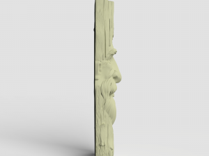 STL CNC Router file 3dprintable Tree Mask Modello di stampa 3D