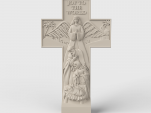 STL CNC Router file 3dprintable Christmas Native Scene Modelo de Impressão 3D