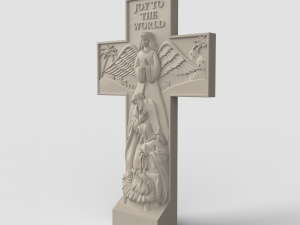 STL CNC Router file 3dprintable Christmas Native Scene Modelo de Impressão 3D