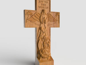 STL CNC Router file 3dprintable Christmas Native Scene Modelo de Impressão 3D