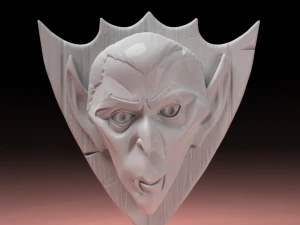 एसटीएल सीएनसी राउटर फ़ाइल 3डीप्रिंट योग्य ड्रैकुला पैनल 3D प्रिंट मॉडल