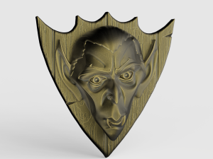STL CNC Router file 3dprintable Dracula Panel 3D प्रिंट मॉडल