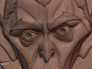 STL CNC Router file 3dprintable Dracula Panel 3D प्रिंट मॉडल