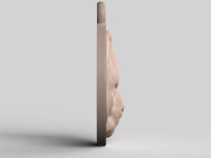 Arquivo STL CNC Router 3dprintable Pitbull Pendant Modelo de Impressão 3D