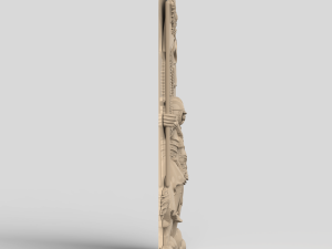 STL CNC Router file 3dprintable Polish Hussar Panel 3D Print Model