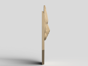 STL CNC Router file 3dprintable Pitbull Panel 3D Принт Модель