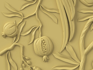 STL CNC Router file 3dprintable Parrot Panel 3D-Druckmodell