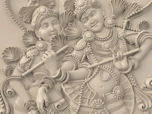 एसटीएल सीएनसी राउटर फ़ाइल 3डीप्रिंट योग्य भारतीय पैनल 3D प्रिंट मॉडल