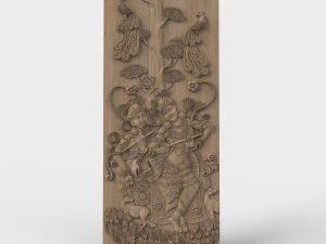 एसटीएल सीएनसी राउटर फ़ाइल 3डीप्रिंट योग्य भारतीय पैनल 3D प्रिंट मॉडल