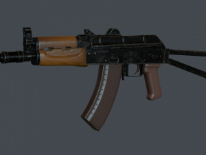 aks-74u 3D Модель