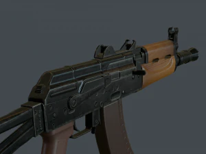 aks-74u 3D Model