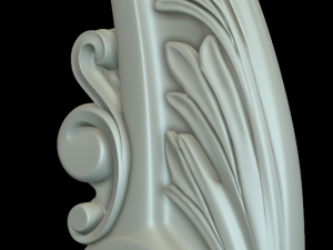 baluster 3D 모델