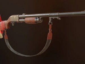 m37 ithaca zombie hunter 3Dモデル
