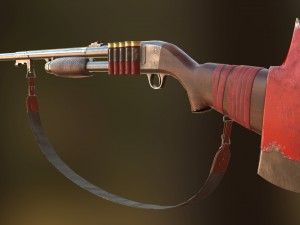 m37 ithaca zombie hunter 3Dモデル