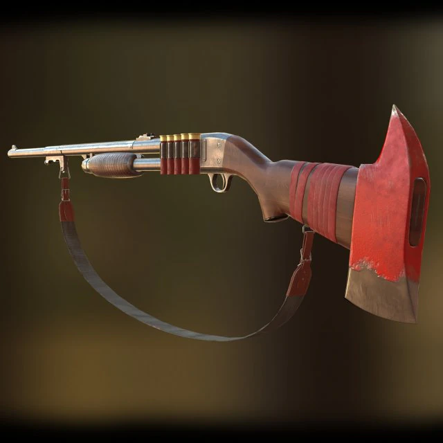 M37 Itaka łowca zombie Model 3D .c4d .max .obj .3ds .fbx .stl .blend 