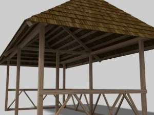 cabana Modelo 3D