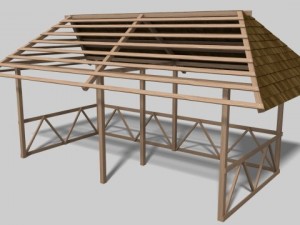 shed Modello 3D