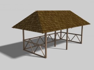 shed Modello 3D