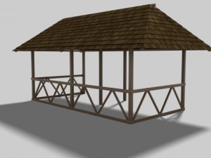 shed Modello 3D