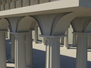 greek temple 3D Model