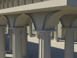 greek temple 3D Model