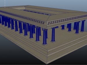 greek temple 3D Model