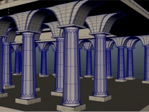 greek temple 3D Model