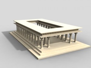 greek temple 3D Model