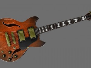 yamaha guitar 3D Model