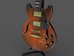 yamaha guitar 3D-Modell