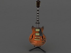yamaha guitar 3D-Modell
