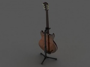 yamaha guitar 3D-Modell